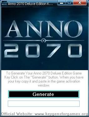 Anno 2070 Key Generator